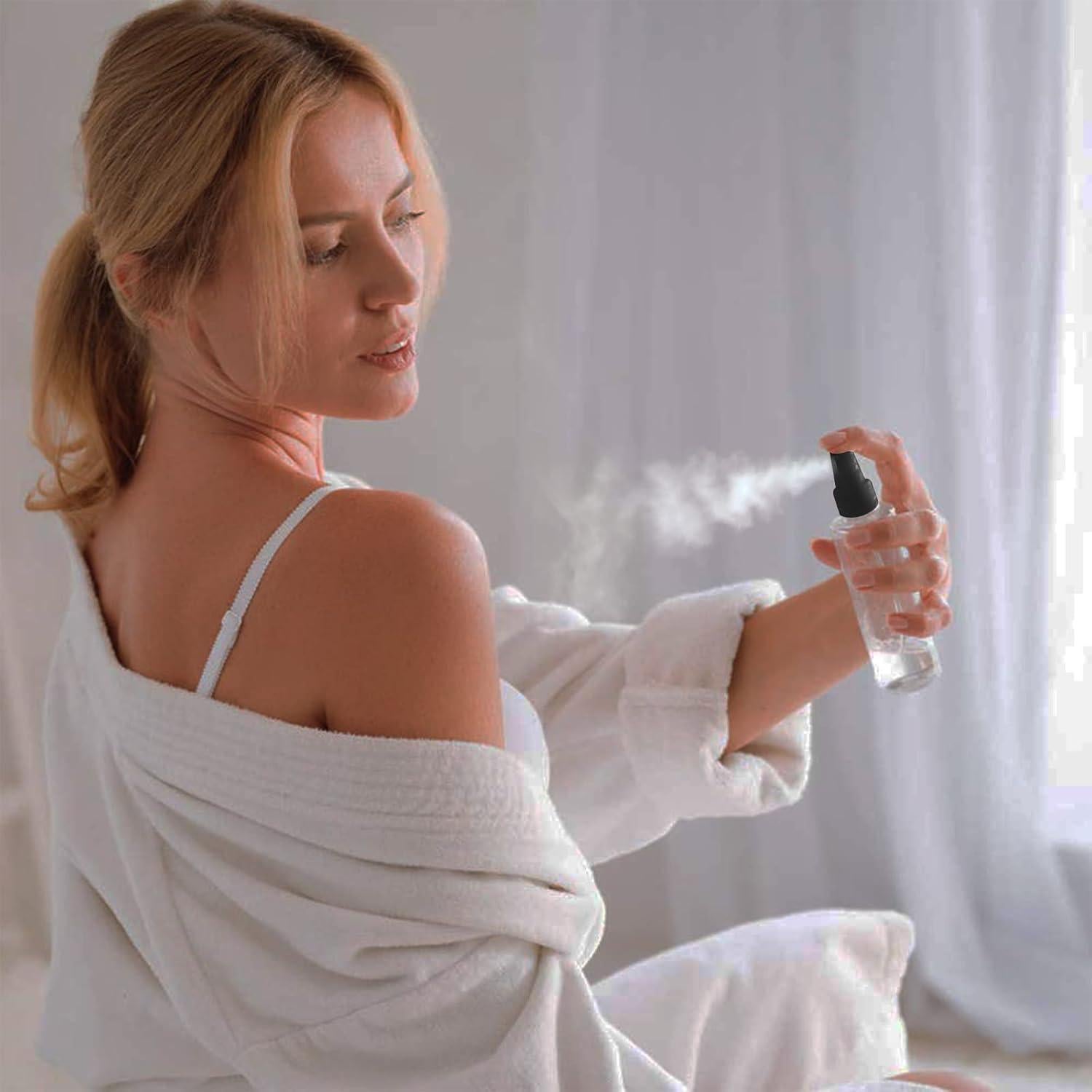 Botellas de Spray Vacías Yebeauty 250ml Transparentes - 2 Pcs