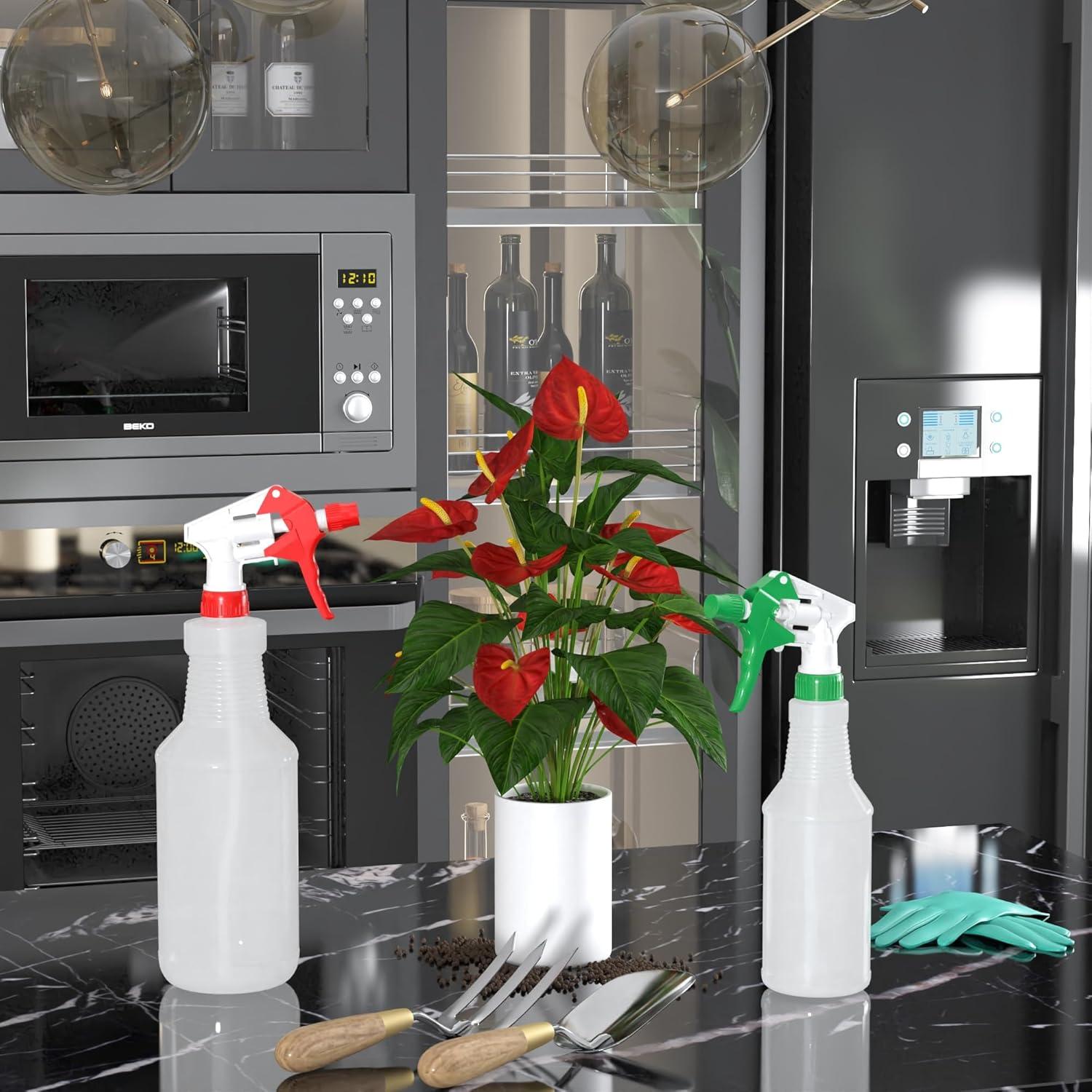 Botella de Spray Plástica BRIGHTFROM 0.95L Ajustable Químicos