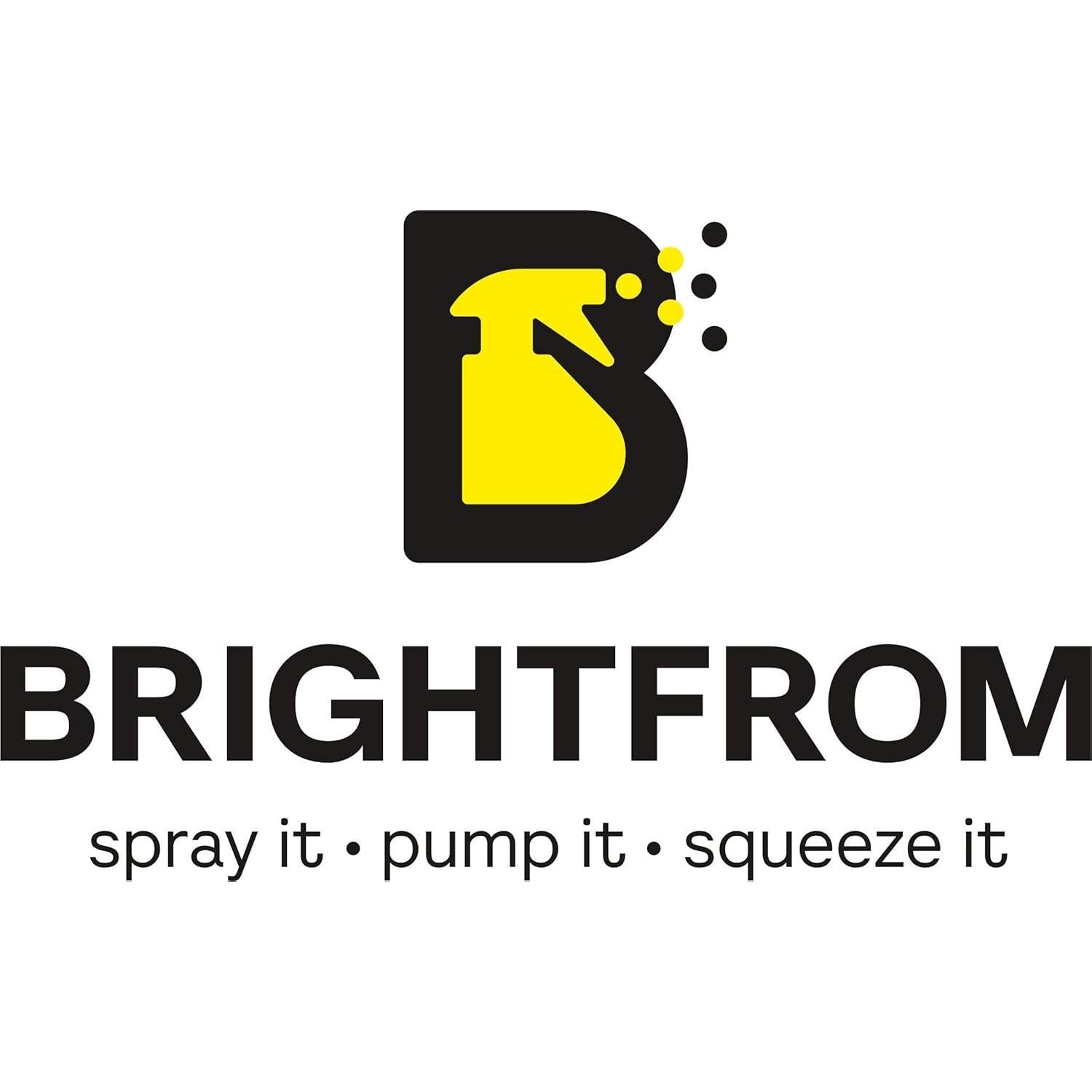 Botella de Spray Plástica BRIGHTFROM 0.95L Ajustable Químicos