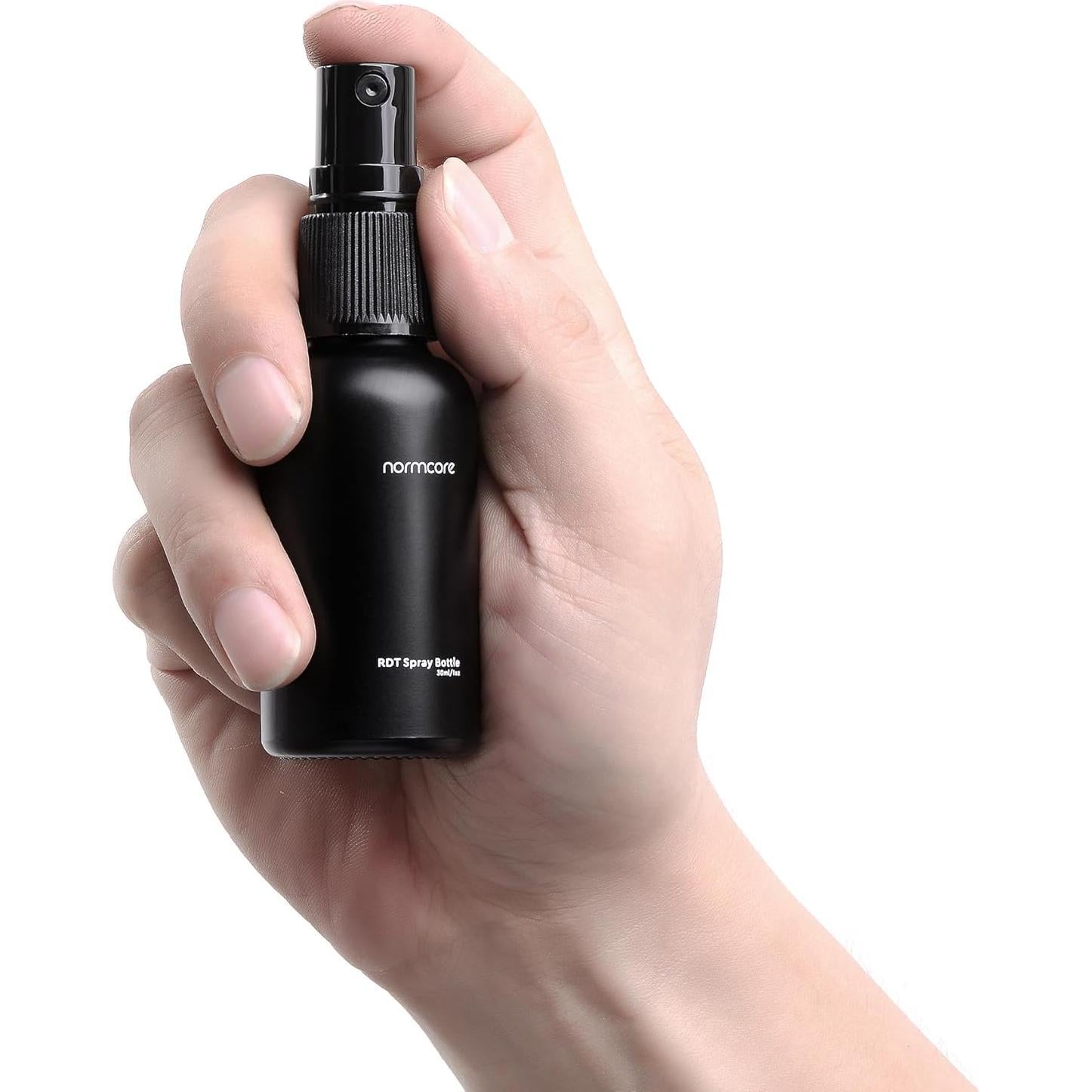 Botella de Spray RDT Normcore 30ml Vidrio Negro para Café