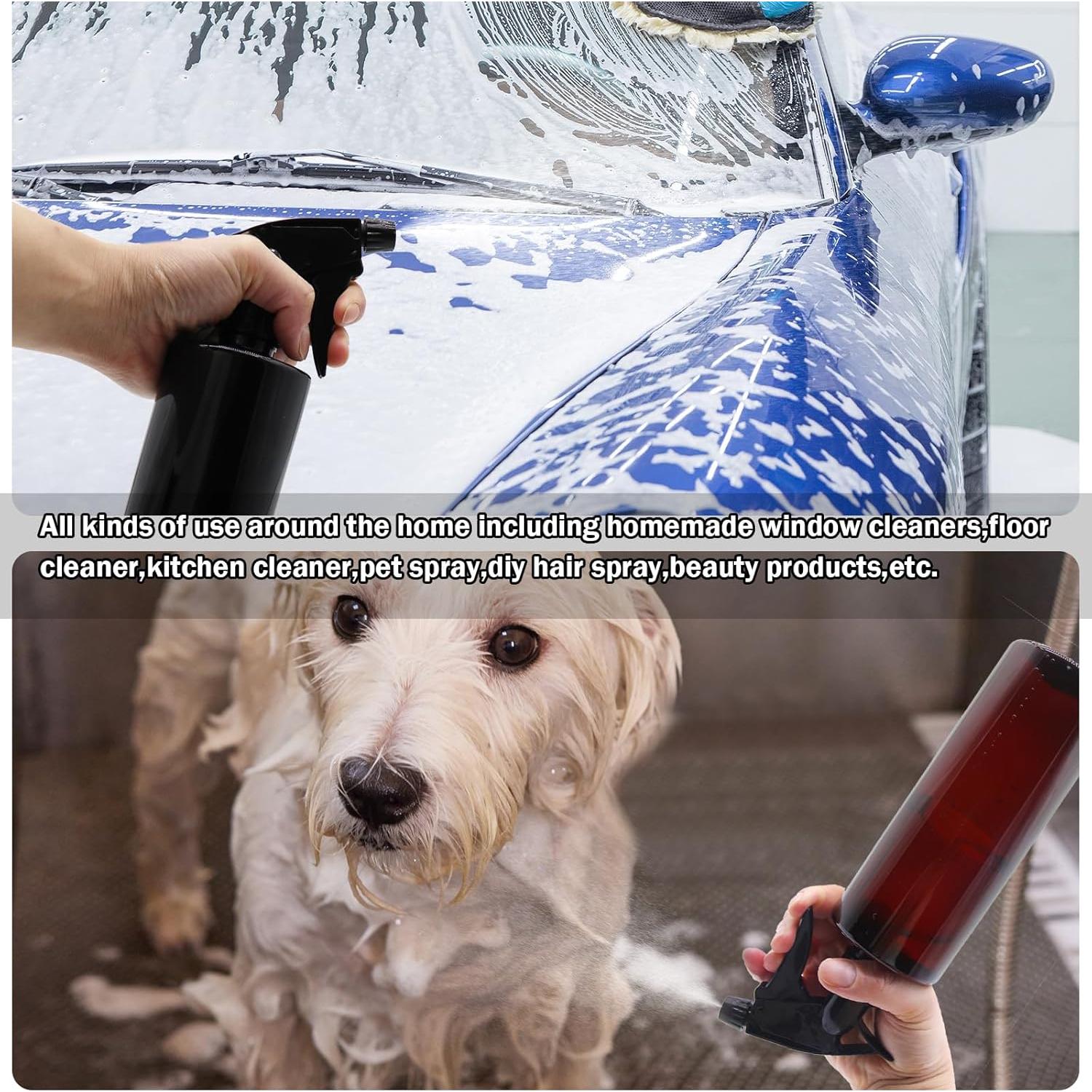 Botella de Spray 360° OFFIDIX 500 ml Paquete de 2 Negra