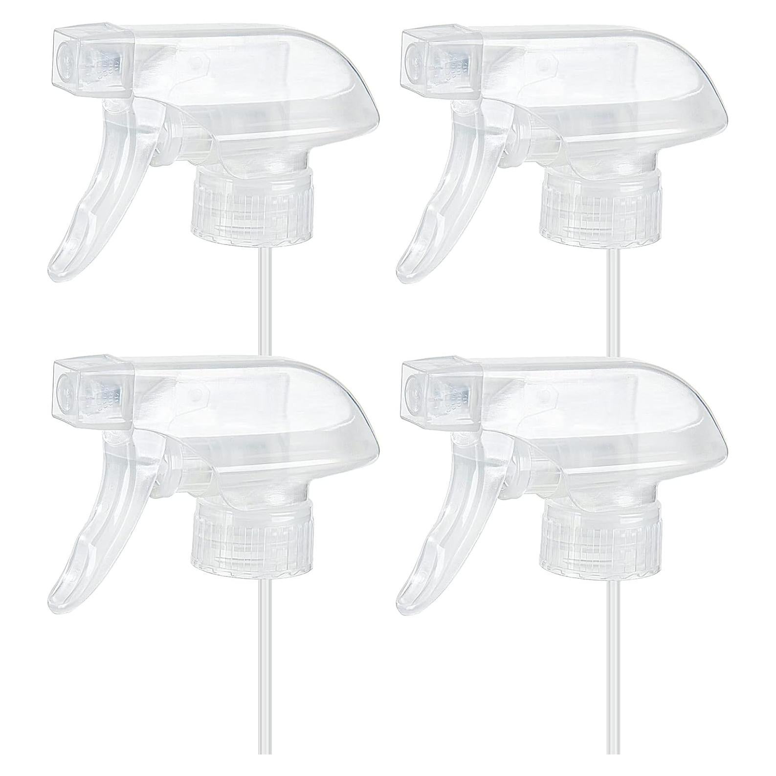 HOMBYS 4 Reemplazos de Pulverizadores de Gatillo 473ml Transparentes