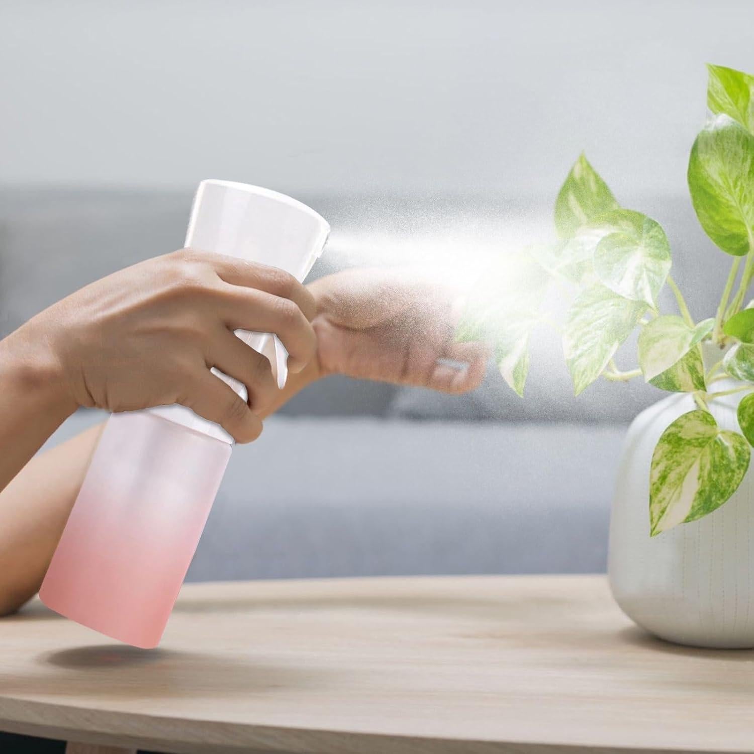 Botella de Spray VIGOR PATH Rosa Gradiente 150ml Neblina Continua