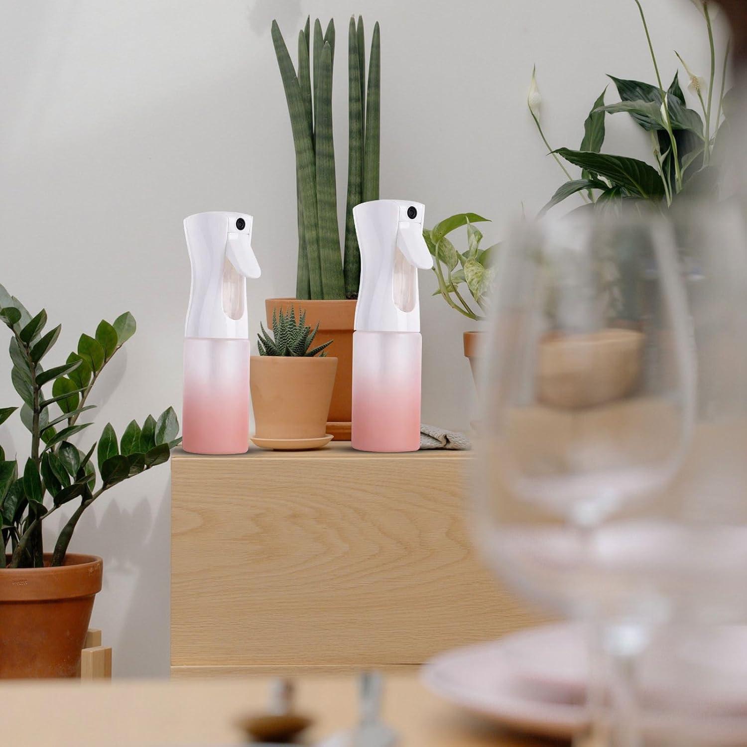 Botella de Spray VIGOR PATH Rosa Gradiente 150ml Neblina Continua