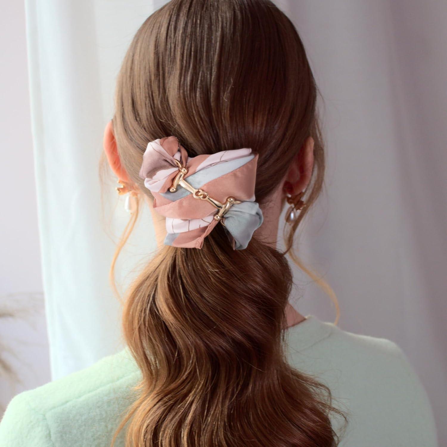 Hebilla de Bufanda Horsebit Dorada para Mujeres - 1 Pieza