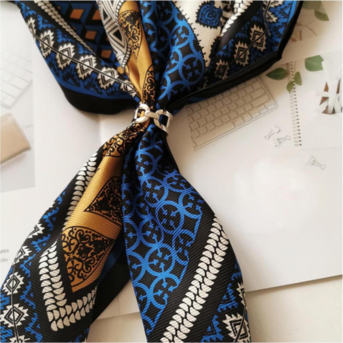 Anillos de bufanda Dielianyi 3PCS - Clips elegantes oro, rosa, plata