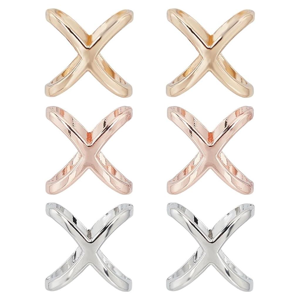 Clip de Bufanda ANATTASOUL 6 Piezas Hebilla Geométrica