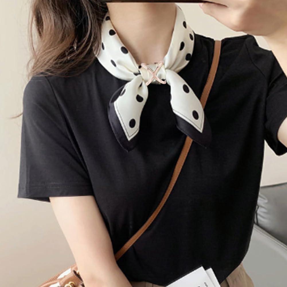 Clip de Bufanda ANATTASOUL 6 Piezas Hebilla Geométrica