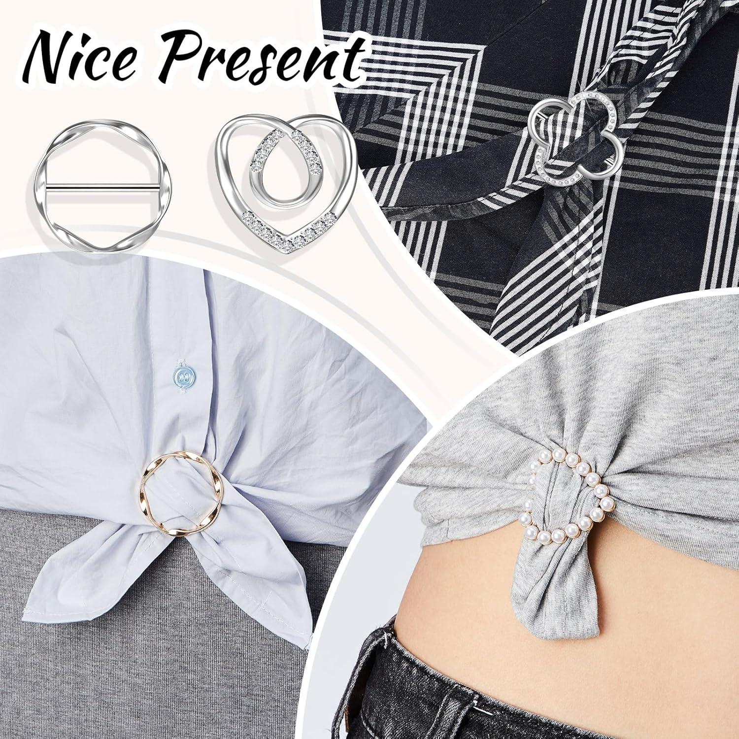 Clip de Anillo para Bufanda 18 Piezas Juexica - Estilo Chic