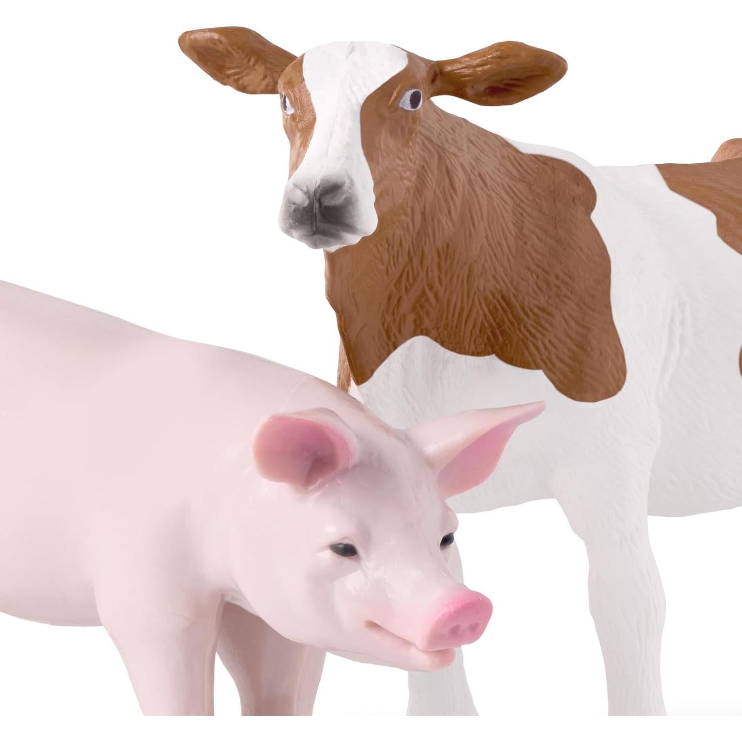 Figuras de Animales de Granja Terra by Battat - Cerdo, Burro, Vaca