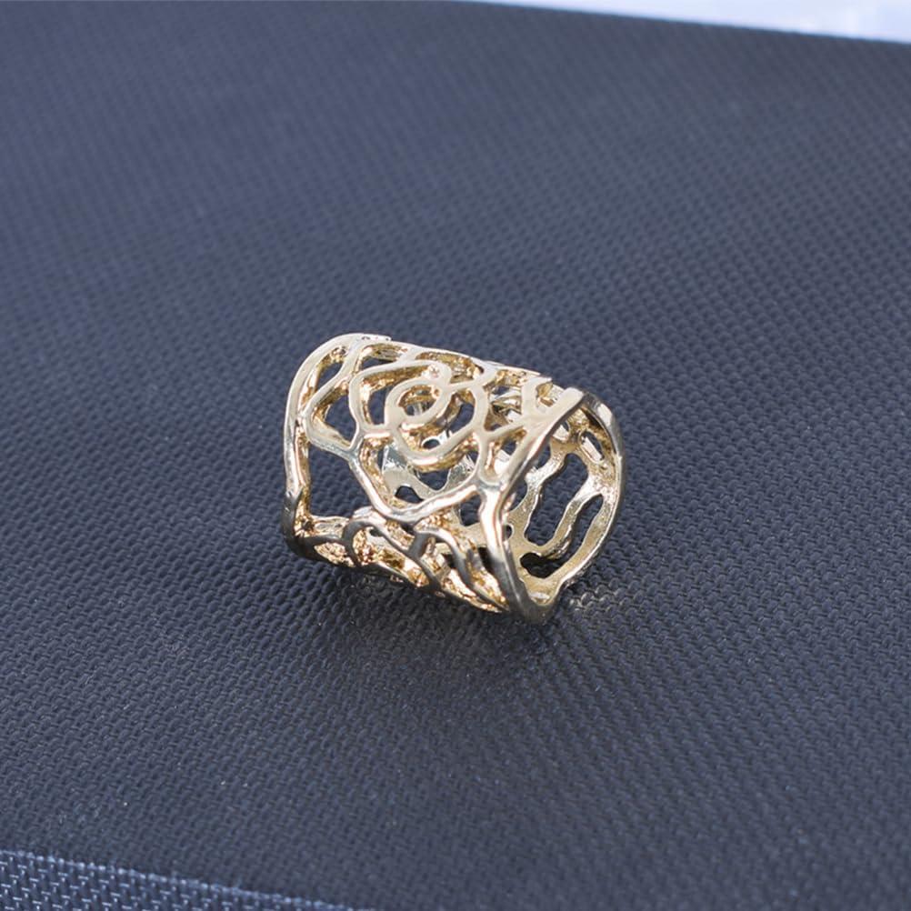 Anillos de Bufanda KESYOO 2 Piezas Retro Clips para Damas