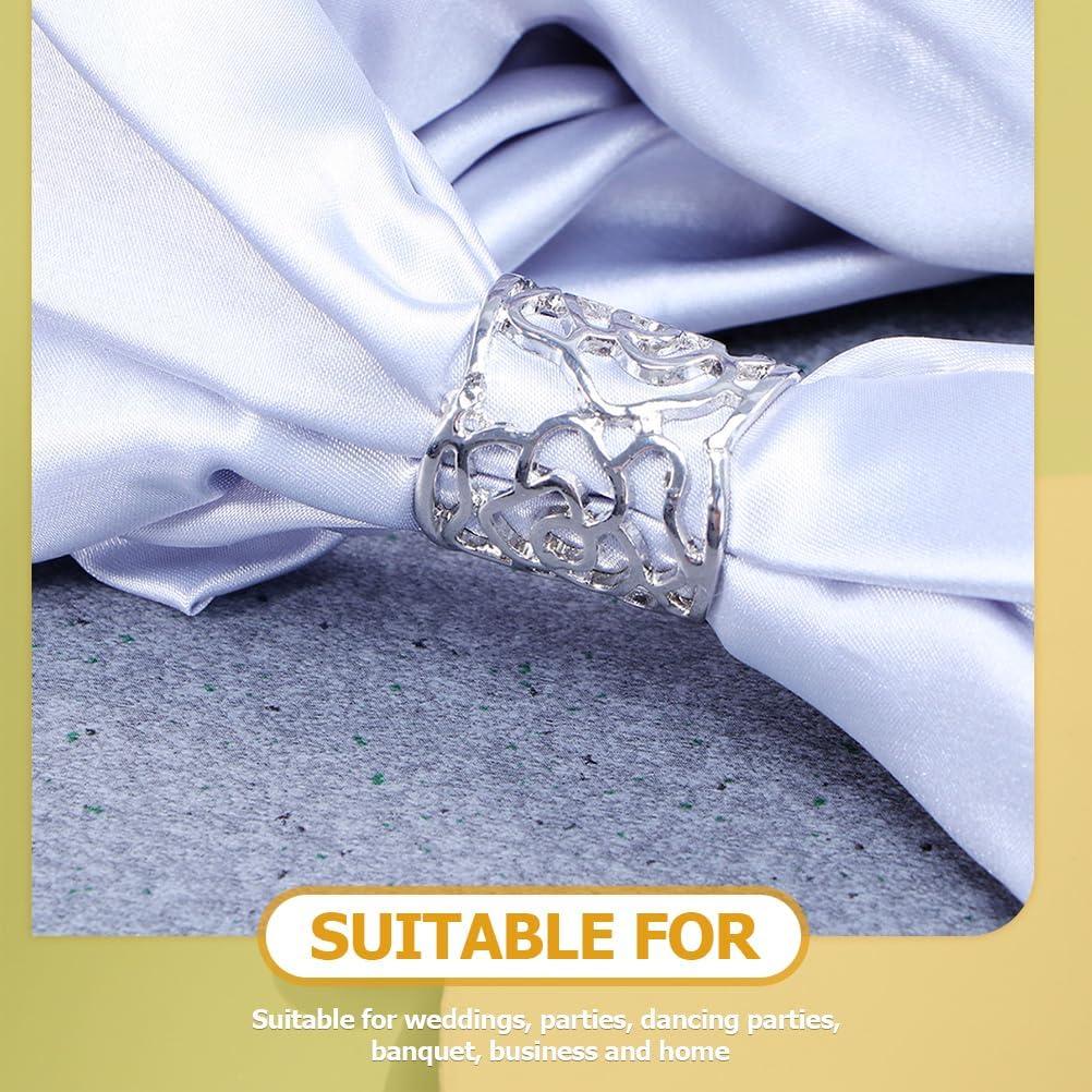 Anillos de Bufanda KESYOO 2 Piezas Retro Clips para Damas