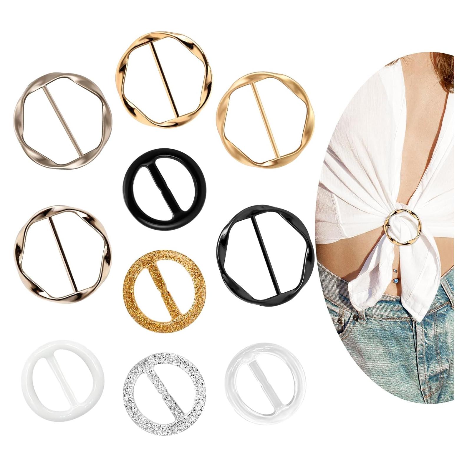 10 Clips de Bufanda y Camiseta ZIOGAJINE para Mujeres