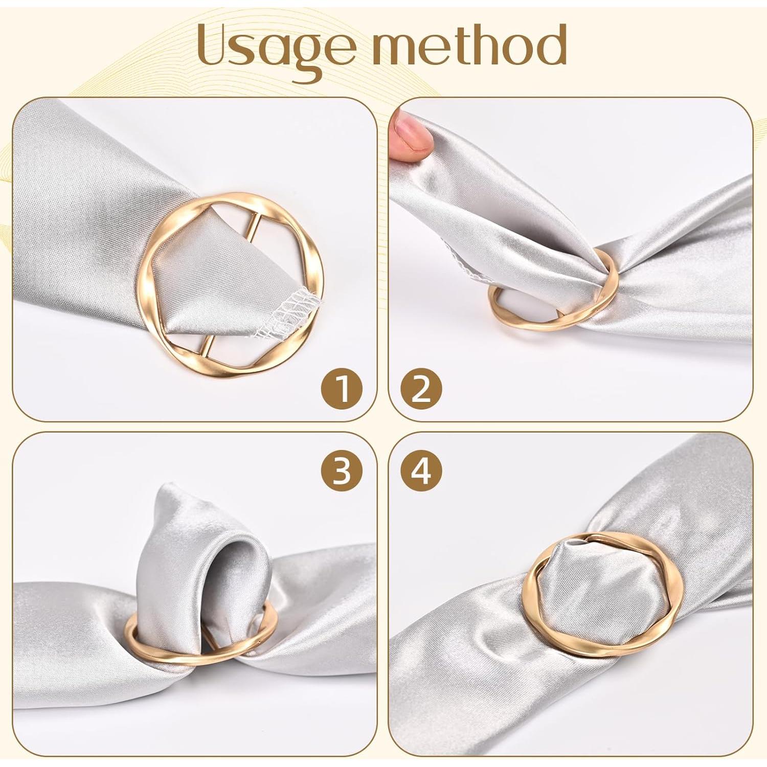 10 Clips de Bufanda y Camiseta ZIOGAJINE para Mujeres