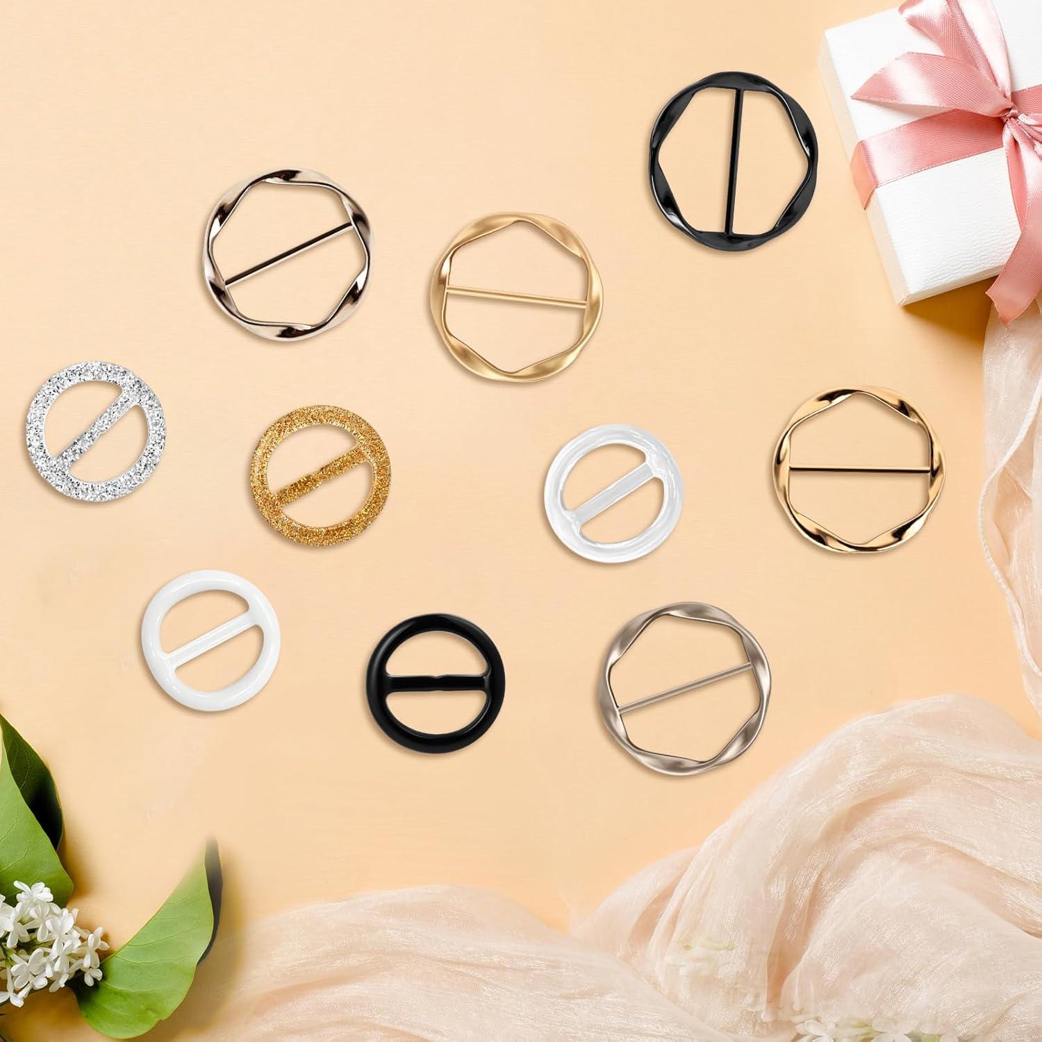 10 Clips de Bufanda y Camiseta ZIOGAJINE para Mujeres