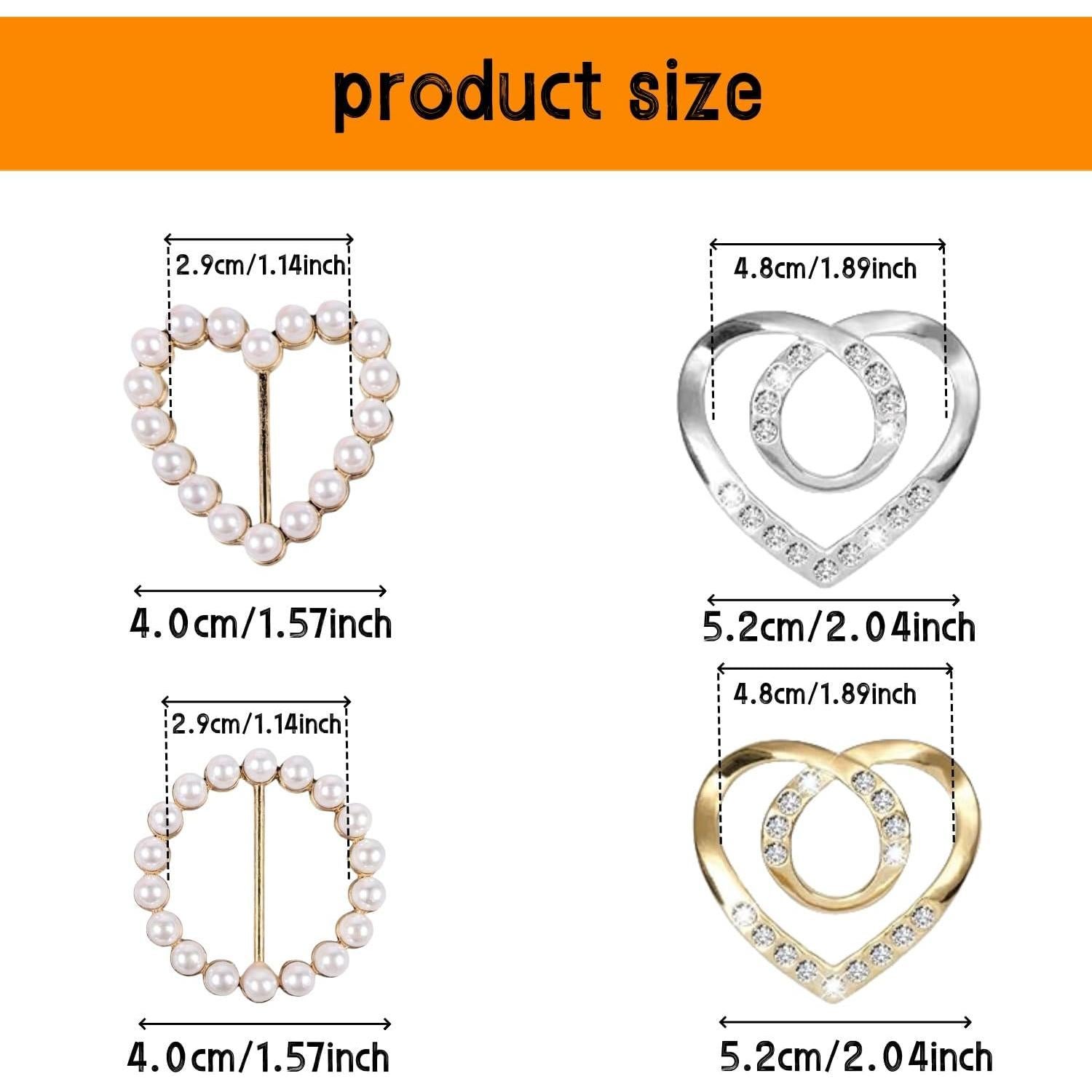 Set de 4 Anillos y Deslizadores de Bufanda Metal WORUYANG