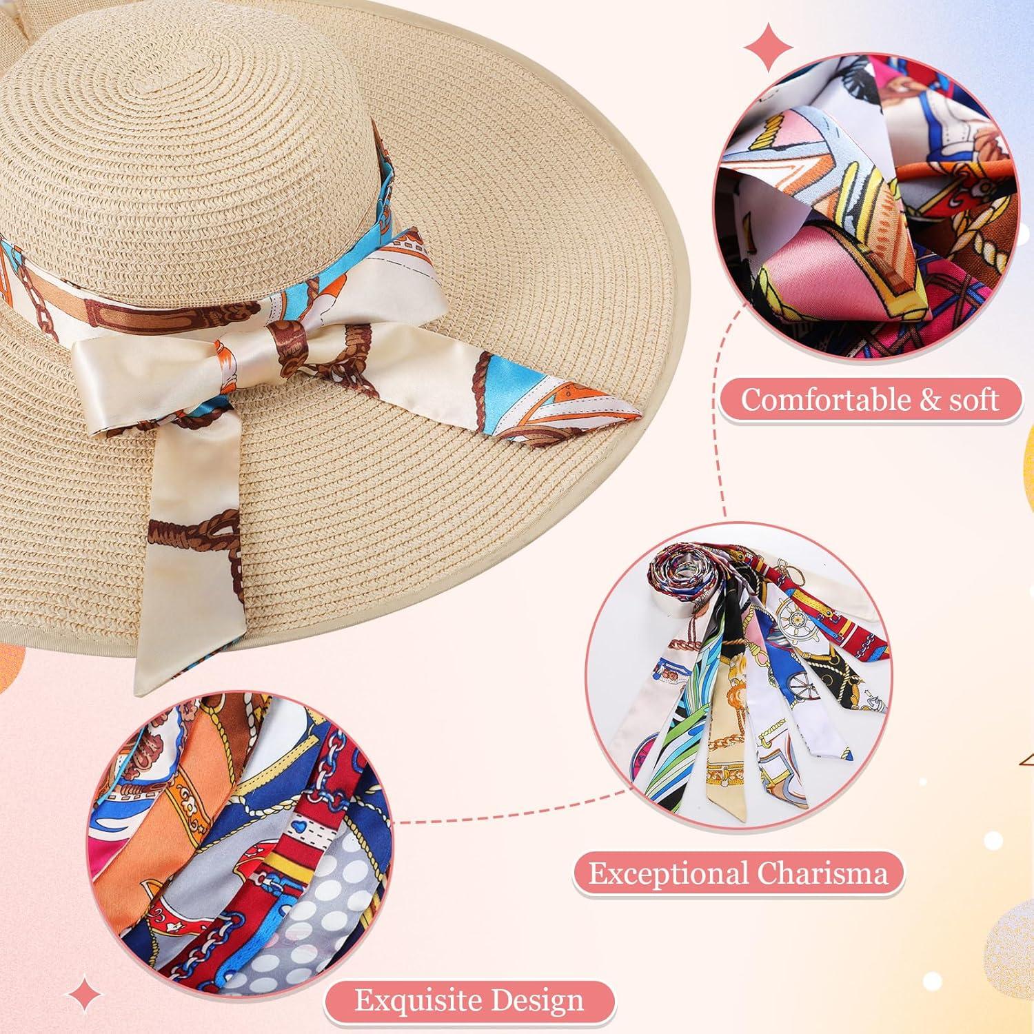 Bufanda delgada para mujeres - 60 piezas de satén 85x4 cm