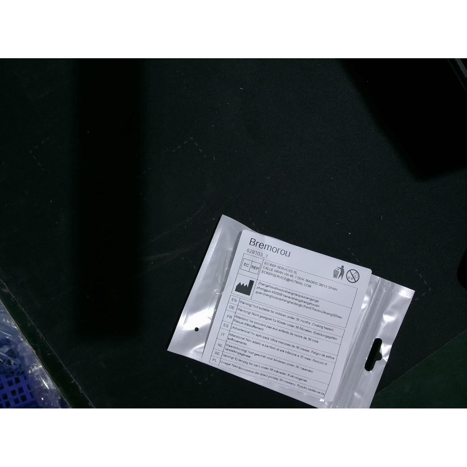 Anillos de Bufanda Bremorou 2 Pcs Oro Plata Elegantes