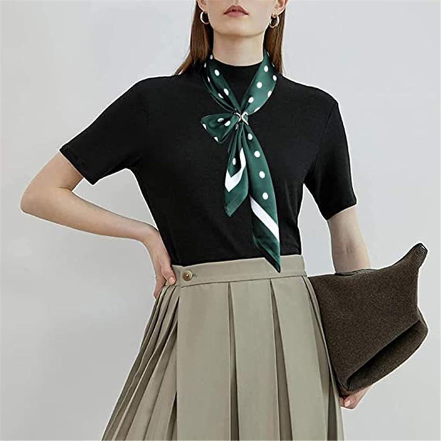 Anillos de Clip para Bufanda JANCAN 3 Pcs Elegantes en X