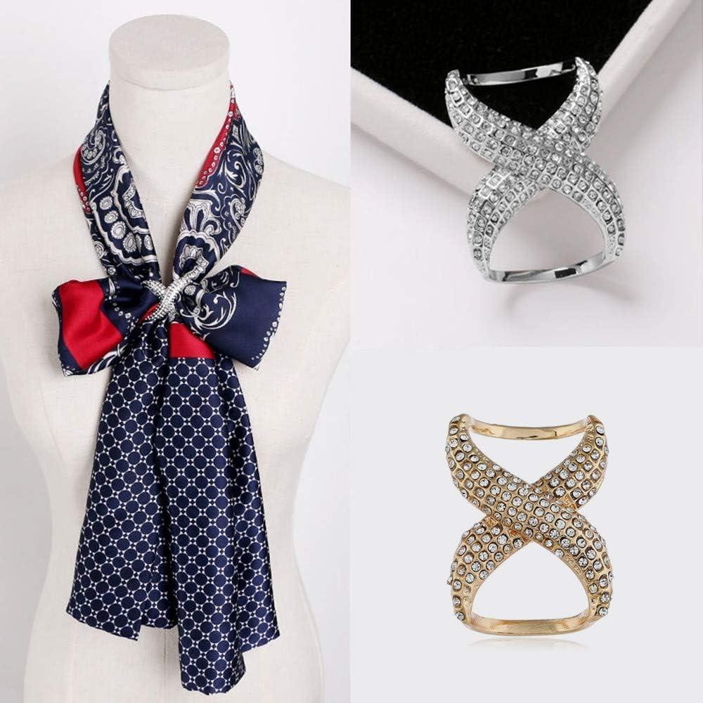 Clips de Bufanda de Moda JasperKino - 2 Piezas Dorado