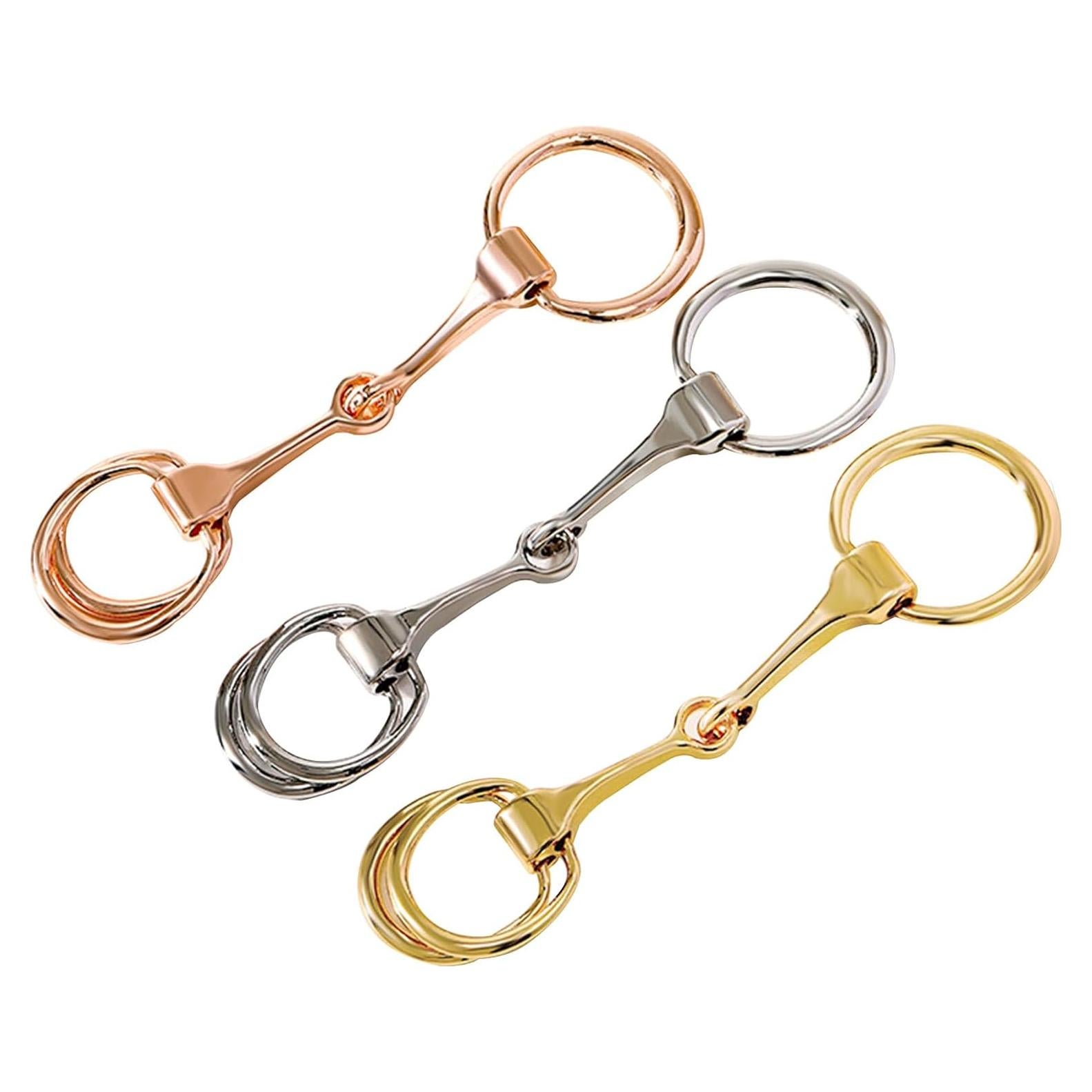 3 Anillos de Bufanda de Seda FengFaer - Clip Elegante para Mujeres