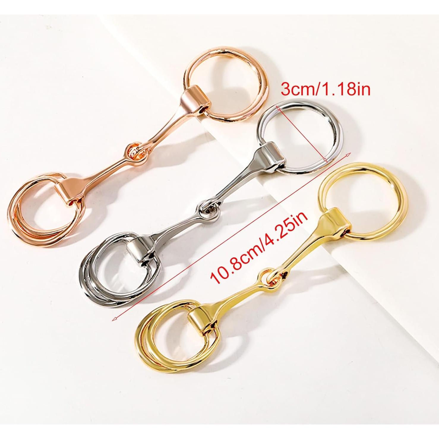 3 Anillos de Bufanda de Seda FengFaer - Clip Elegante para Mujeres