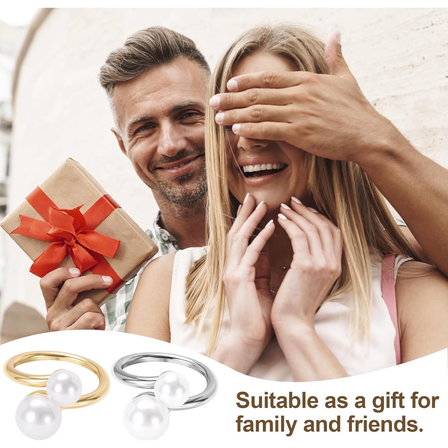 Clips de Bufanda Joez en Oro y Plata - 2 Piezas