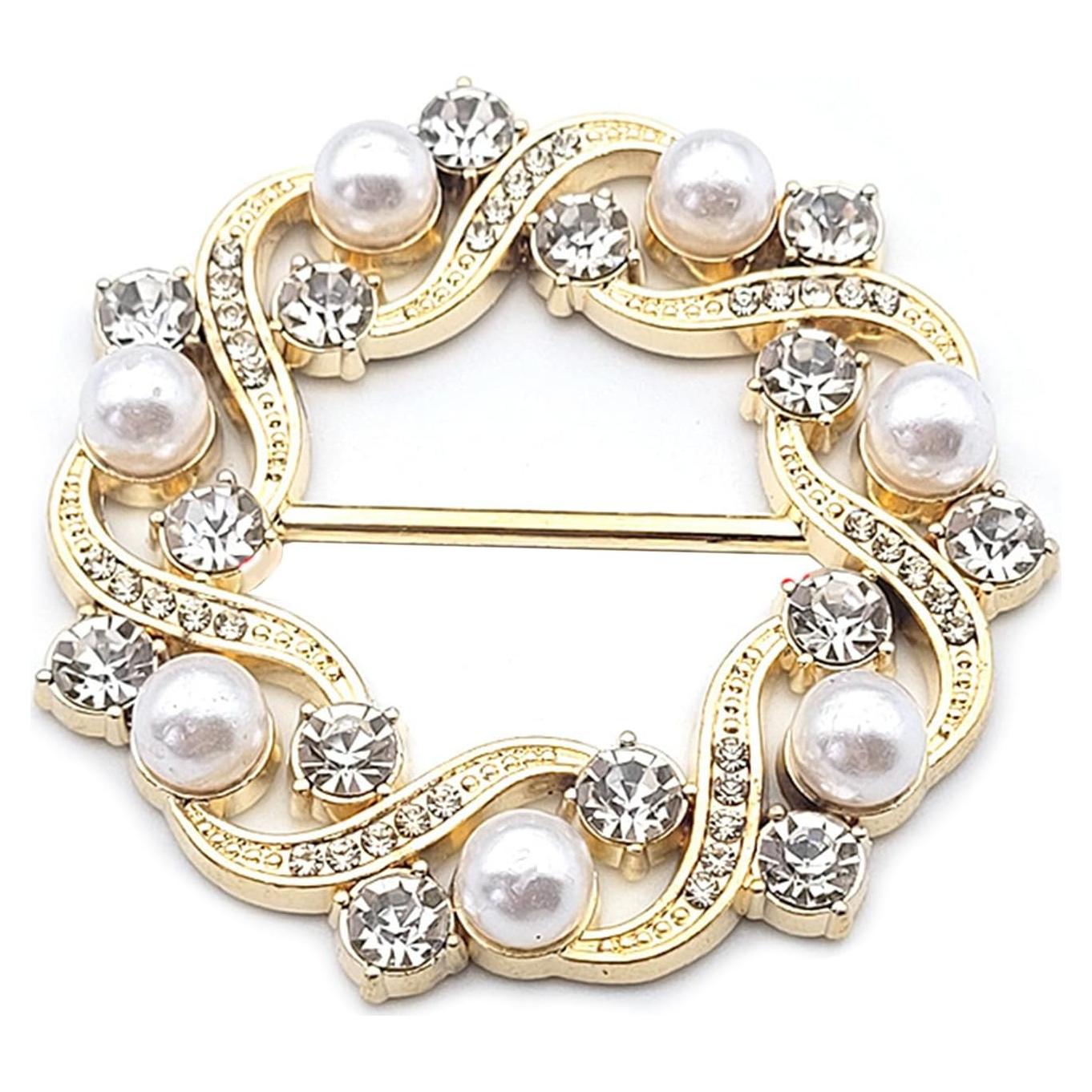 Clip de Bufanda y Corbata KAKASEA con Diseño Elegante