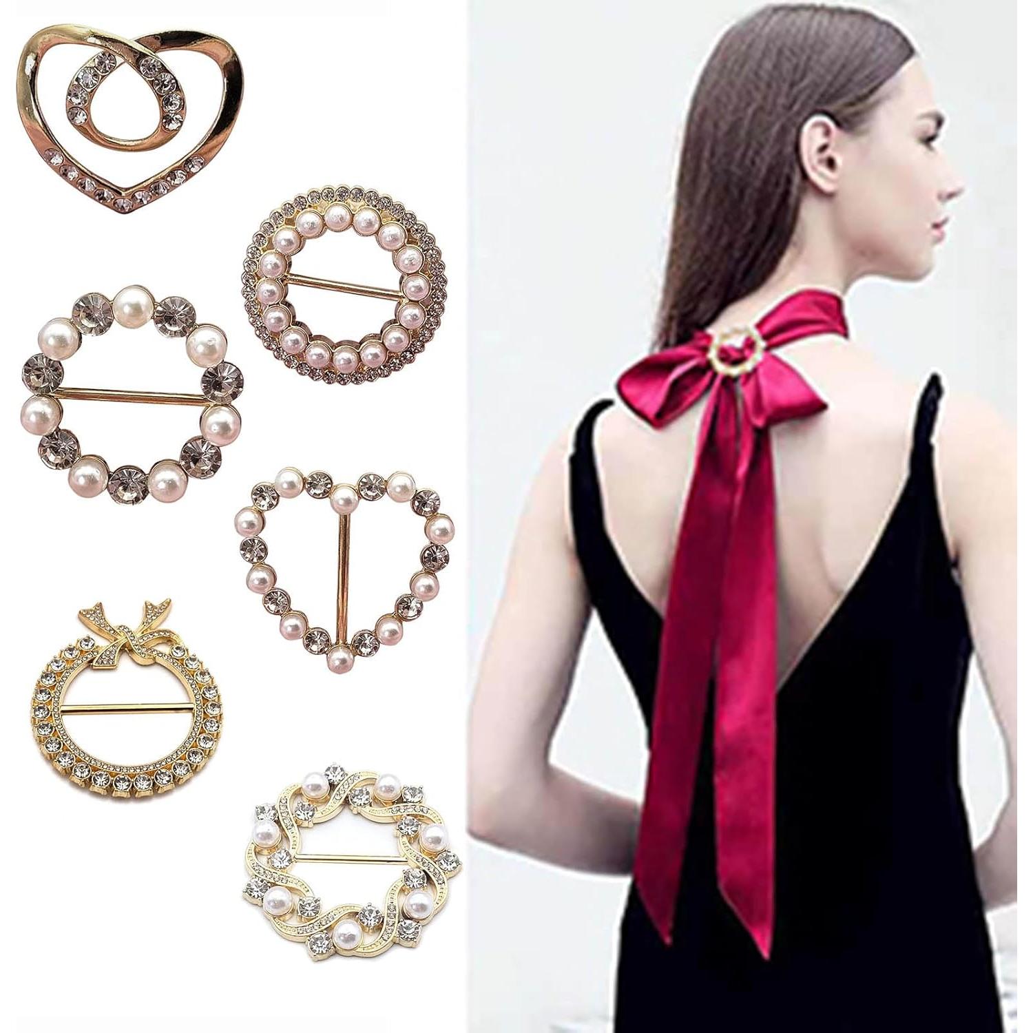 Clip de Bufanda y Corbata KAKASEA con Diseño Elegante