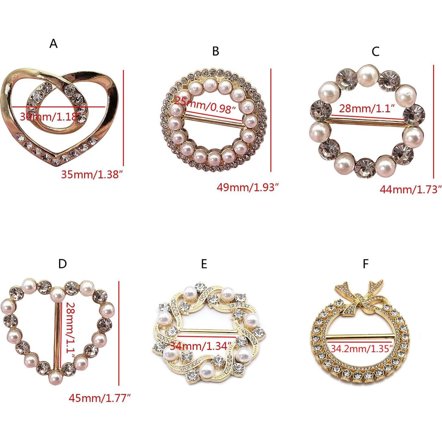 Clip de Bufanda y Corbata KAKASEA con Diseño Elegante