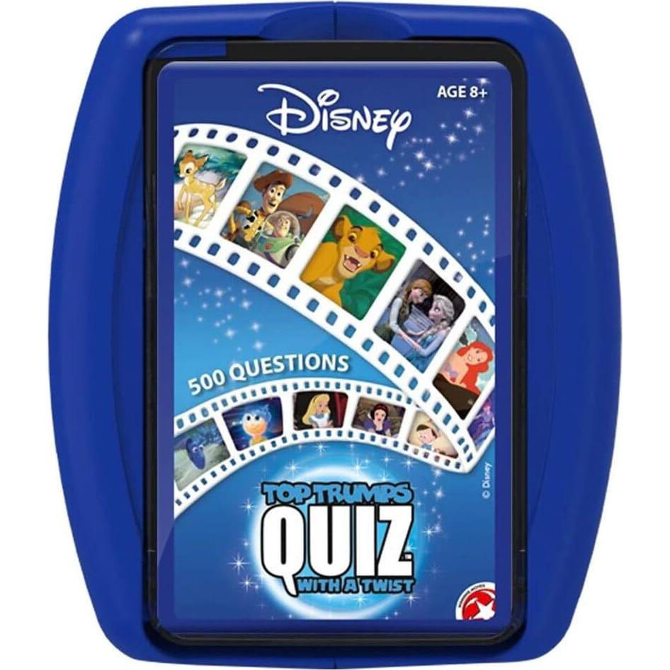 Juego de Cartas de Trivia Disney Top Trumps 500 Preguntas
