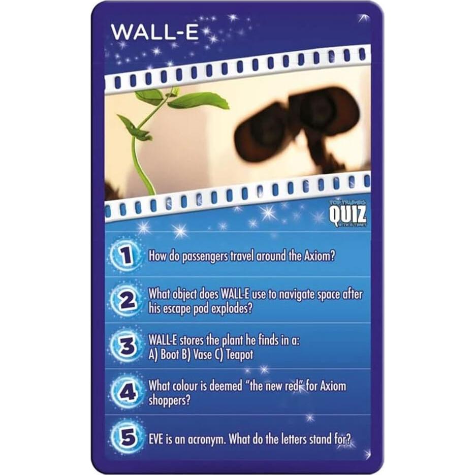 Juego de Cartas de Trivia Disney Top Trumps 500 Preguntas