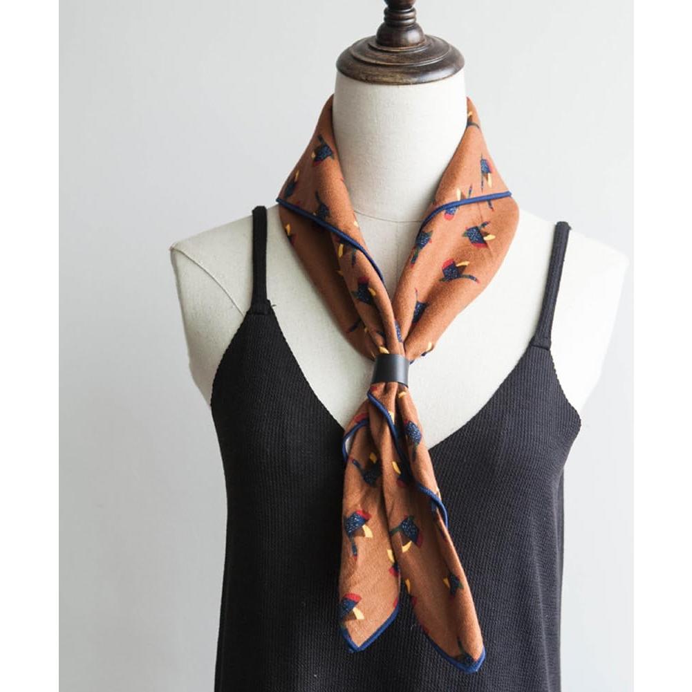 16 Hebillas de Bufanda de Cuero PU Luzen - Clips Coloridos 8.3x1.9cm