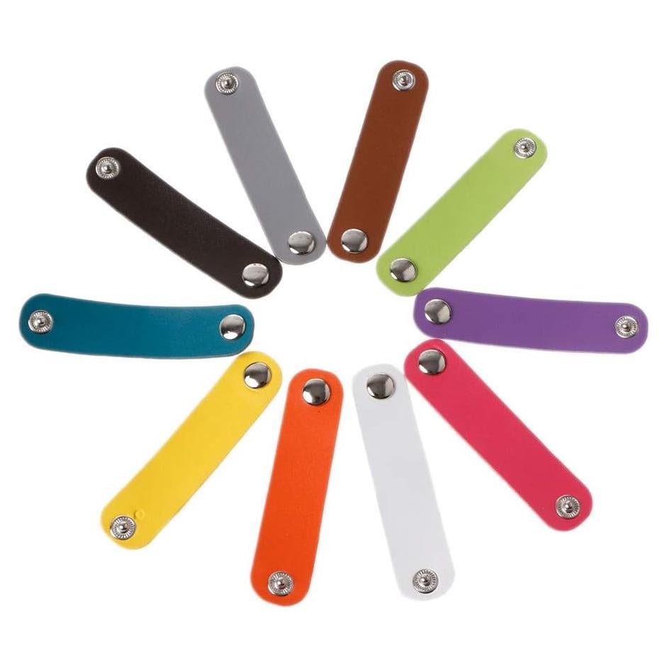 10 Piezas Hebillas de Cuero para Bufanda Zaagot - Clip Elegante