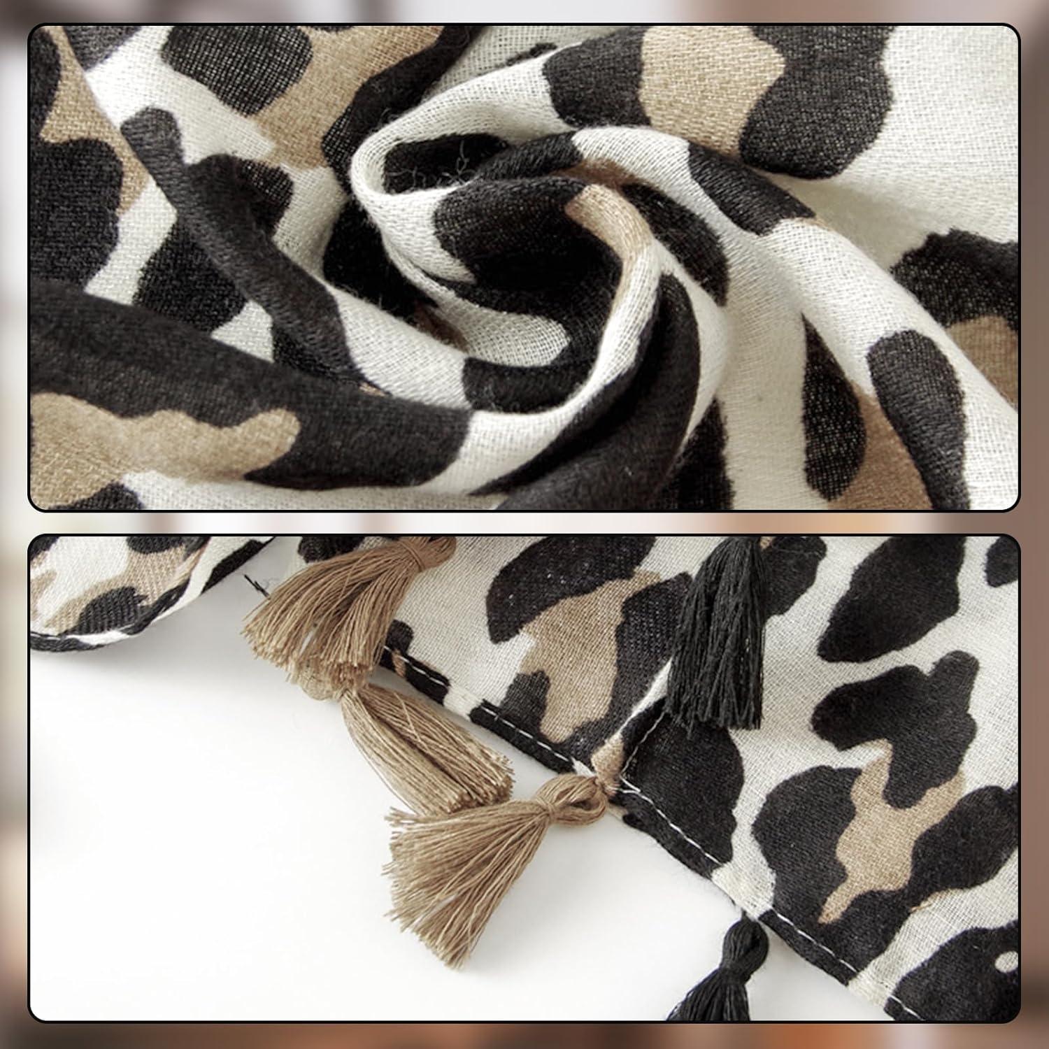 Bufanda Boho Zhxinashu para Mujeres 180x90 cm con Pulsera y Pendientes