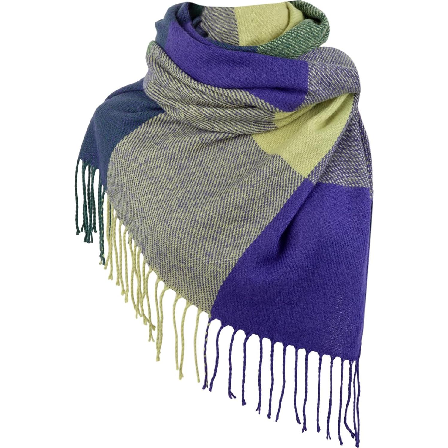 Bufanda de Mujer Loritta Cuadrada Invierno Cálida 200x60 cm