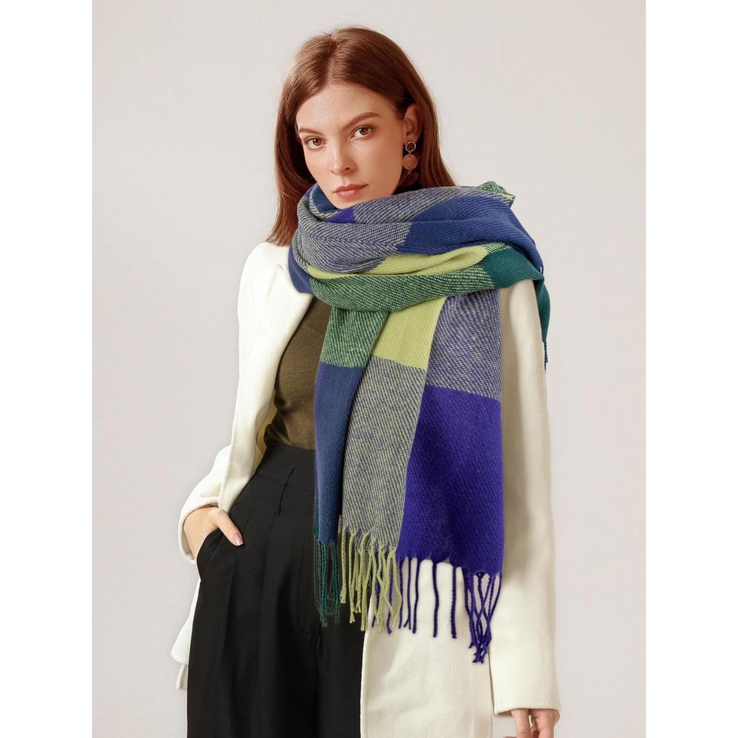 Bufanda de Mujer Loritta Cuadrada Invierno Cálida 200x60 cm