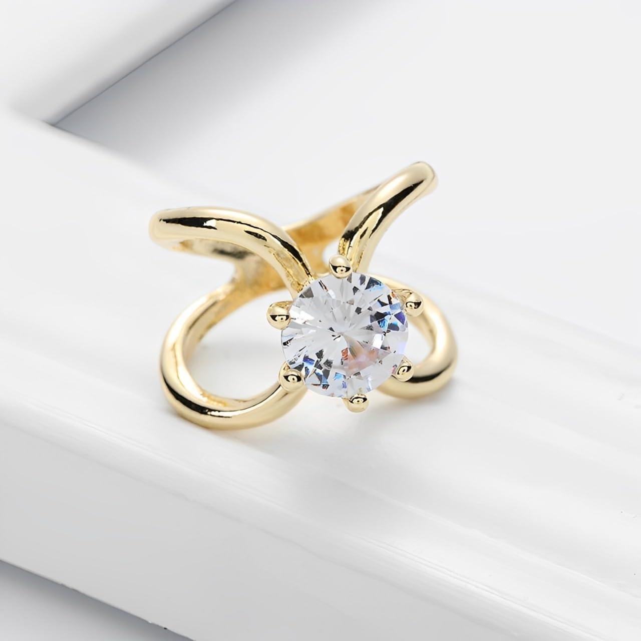 Hebilla de Bufanda para Mujeres con Rhinestones y Perlas