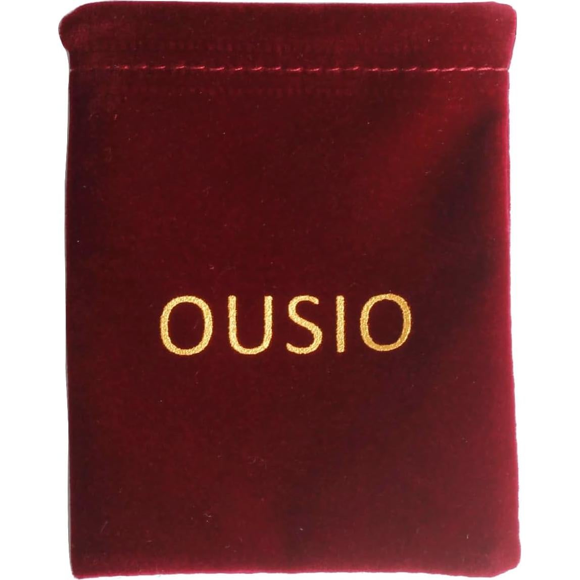 Pendientes de Muñeco de Nieve OUSIO Joyería - Acrílico Azul