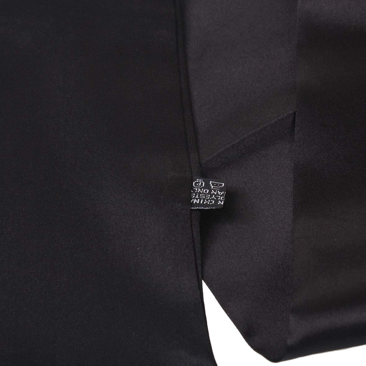 Leeven 2 Pcs Bufandas de Satén Antideslizantes 11x137 cm