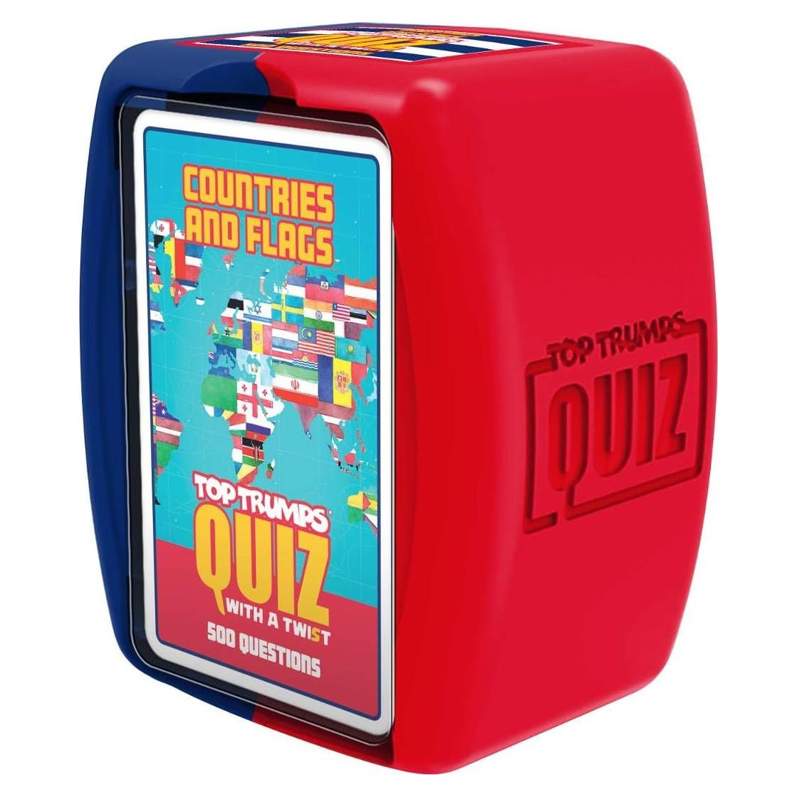 Juego de Cartas de Trivia Top Trumps Banderas y Países