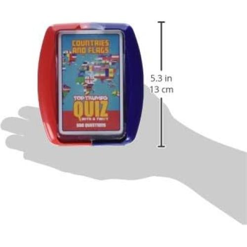 Juego de Cartas de Trivia Top Trumps Banderas y Países