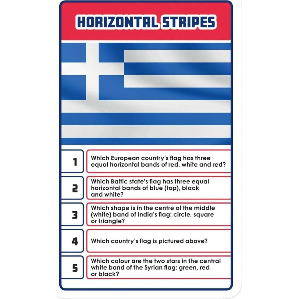 Juego de Cartas de Trivia Top Trumps Banderas y Países