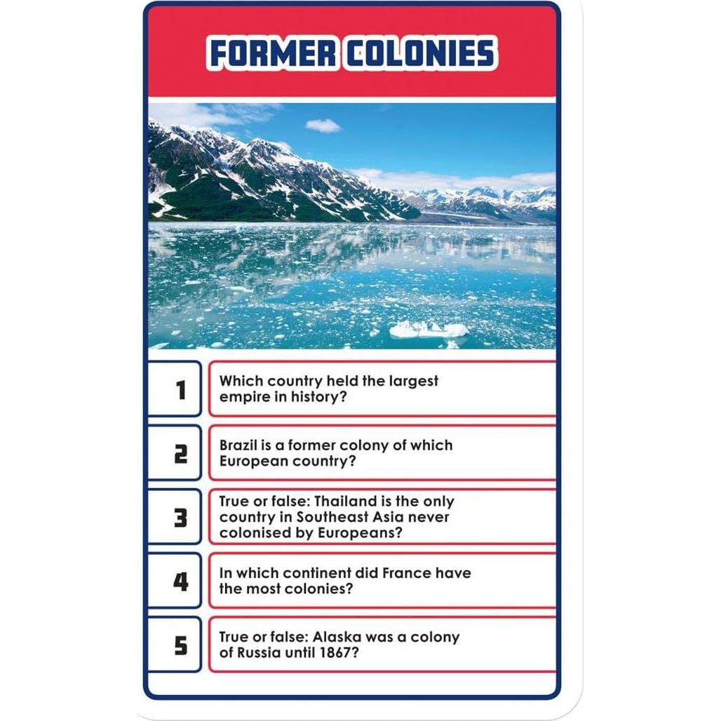 Juego de Cartas de Trivia Top Trumps Banderas y Países