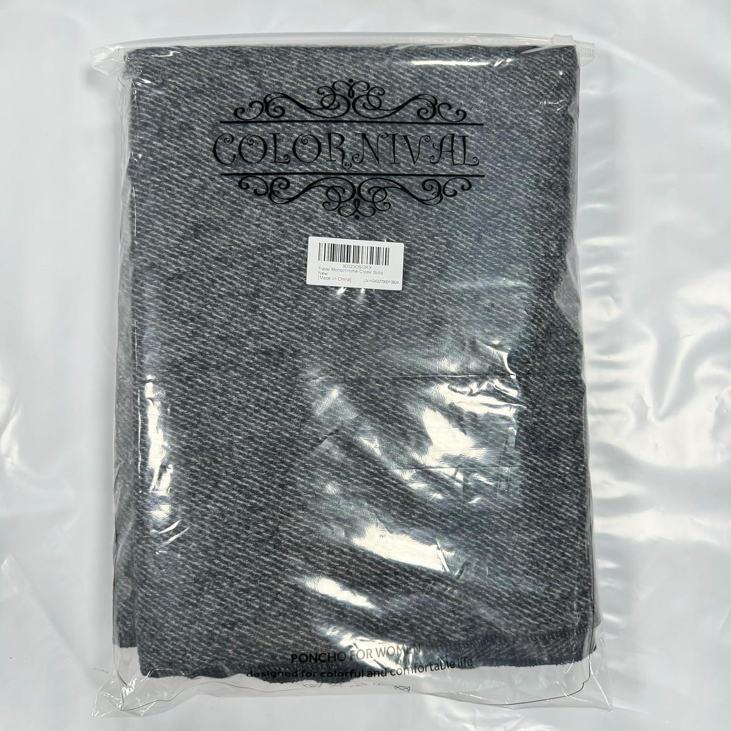 Chal Elegante para Mujeres - Capa Tejida Abierta 135x155cm