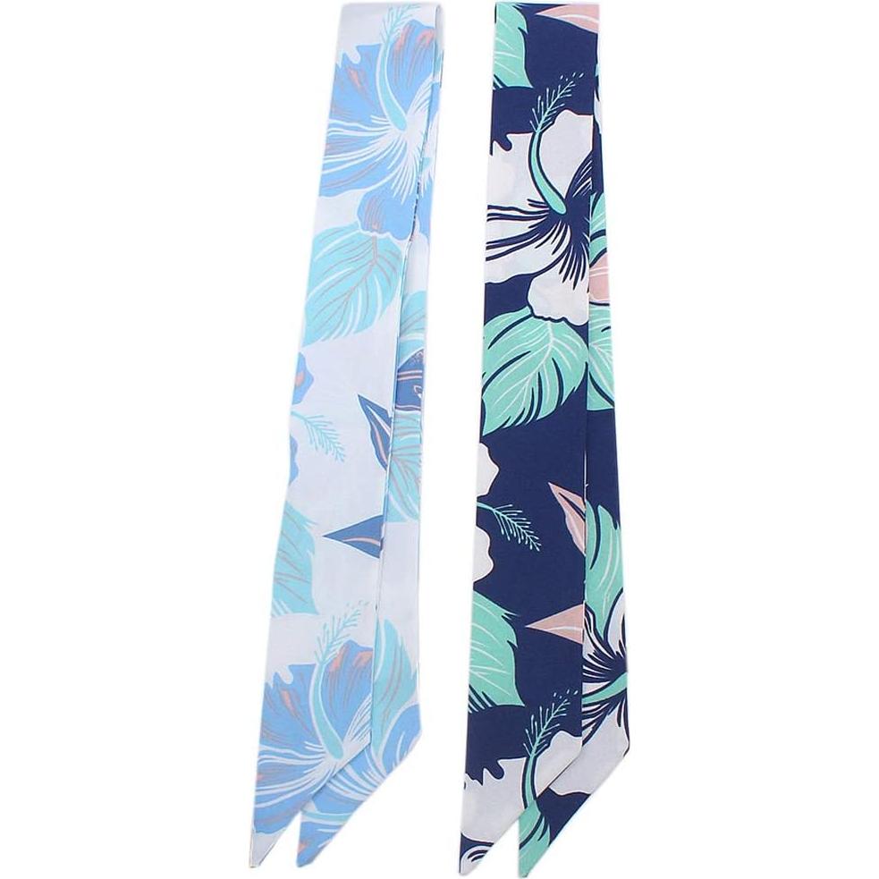 5 Bufandas de Moda para Mujer - Seda Imitada 90x5 cm