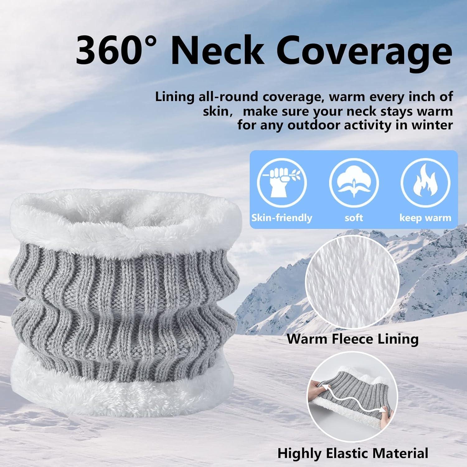 Conjunto de Invierno PVIZZLSS: Gorro, Bufanda y Guantes Táctiles