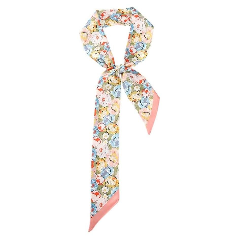 Bufanda de Seda de Morera JERLA 125cm Rosa para Mujer