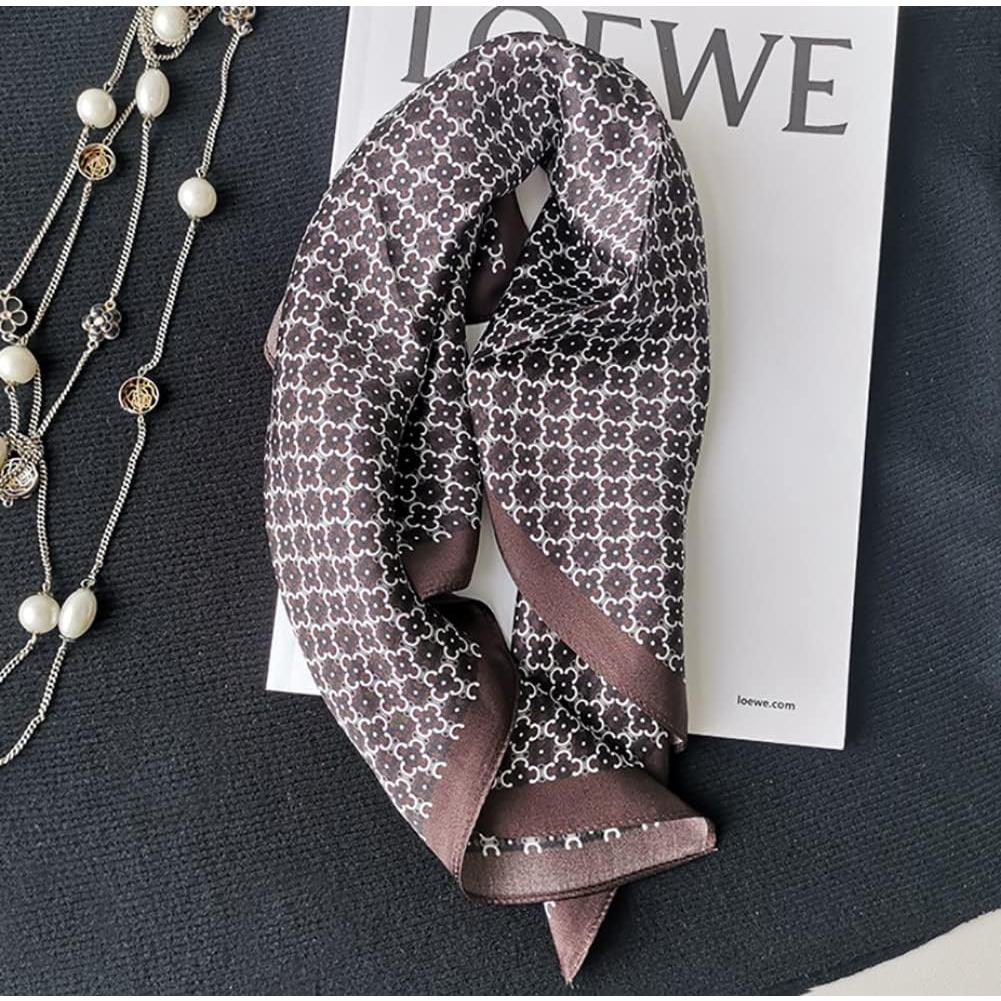 Bufanda de Seda 100% Morera JERLA 53x53cm Diseño Paisley