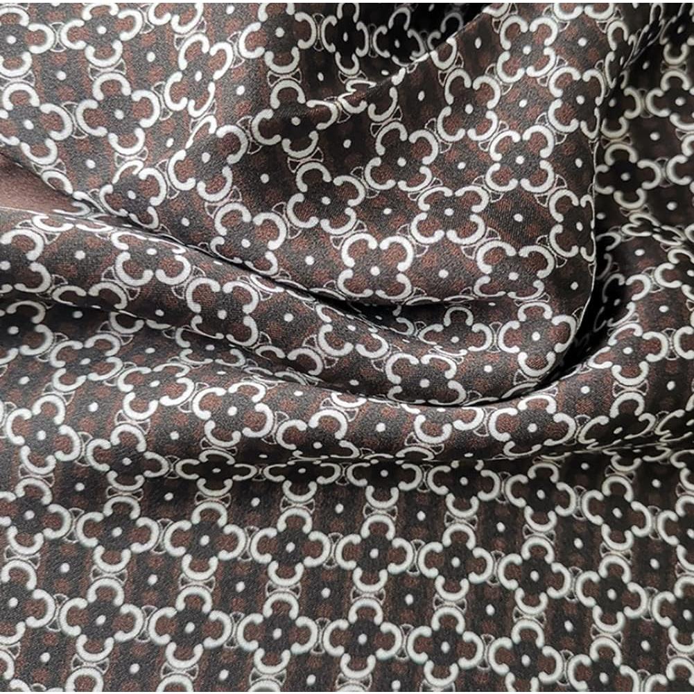 Bufanda de Seda 100% Morera JERLA 53x53cm Diseño Paisley